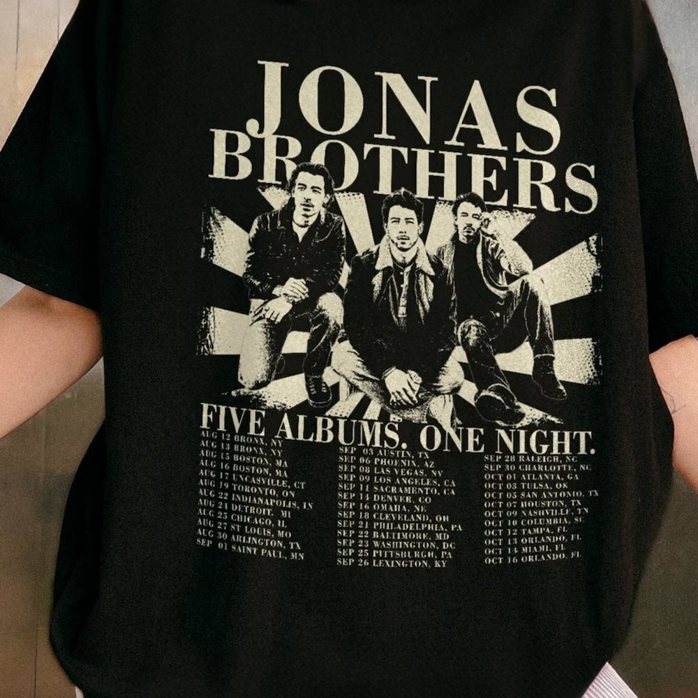 Jonas Brothers Tour Shirt Jonas Brothers Shirt Jonas Brothers